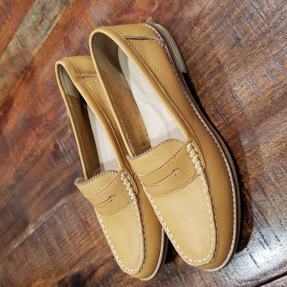 Sperry Tan Leather Loafers